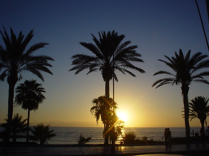 Sunset in Playa De Las Americas